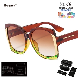 Gafas de Sol Cuadradas Grandes Retro Clásicas Boyarn para Mujer, Protección UV400, Lentes de Sol - Product Image 5