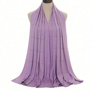 Hiyab para Mujeres Musulmanas, Pañuelo Islámico de Lona Transpirable, Moda Malasia, Poliéster, 1 Bolsa OPP, Modelo 1028 - Product Image 5