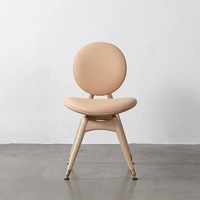 Chaise en bois massif moderne, combinaison rétro pour restaurant occidental, table et chaises, café, restaurant de thé, chaise de salle à manger