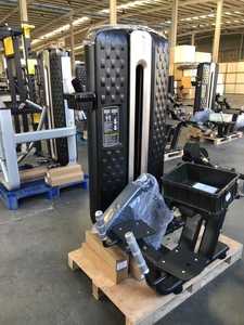 Máy ép vai với ghế điều chỉnh và hỗ trợ lưng cho đào tạo sức mạnh trên không - Product Image 4