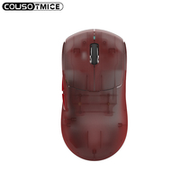 Souris Gamer PAW3311 à Batterie Amovible, Tri-mode, Légère (53g), Taux de Polling 1K, 12000 DPI, Programmable, Transparente