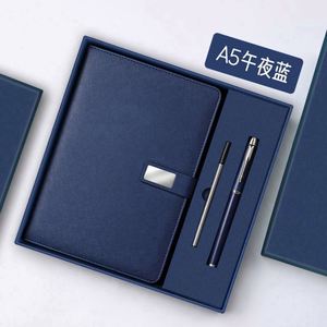 Cuaderno de Cuero A5 de Lujo Ecológico de Alta Calidad, Planificador, Juego de Regalo con Bolígrafo Empresarial con Logotipo Personalizado, Impresión Serigráfica Mairun en EE. UU. - Product Image 2