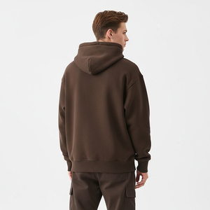 Sweat-shirts pour hommes de haute qualité, 500 g/m², poids lourd, coupe ample, en molleton français, épaules tombantes, sans cordon, pour hommes - Product Image 2