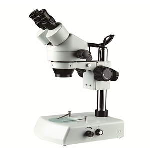 Microscopio estéreo binocular/<span class=keywords><strong>trinocular</strong></span> con configuración estándar de aumento de zoom continuo 7X-45X - Product Image 1