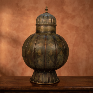 Jardinière artisanale en bronze et laiton indien, couleur antique, résistante à la rouille, pour la décoration extérieure de la maison AMP-34 - Product Image 2