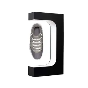 New product floating led acrylic magnetic levitation shoe display stand for sneaker