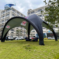Grande Tente Gonflable Scellée de 8m avec Marquage Personnalisé pour Fêtes en Plein Air et Châteaux Gonflables