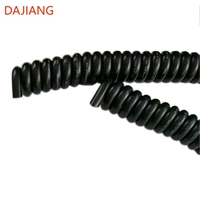 DAJIANG OEM personnalisé UL4476 cordon d'alimentation à ressort RJ11 câble de combiné téléphonique enroulé pour téléphone Modem télécopieur
