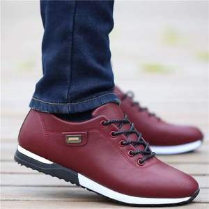 Scarpe sportive da <span class=keywords><strong>uomo</strong></span> casual, traspiranti, con lacci, stile walking, comode, antiscivolo, di alta qualità e a taglio basso. - Product Image 1