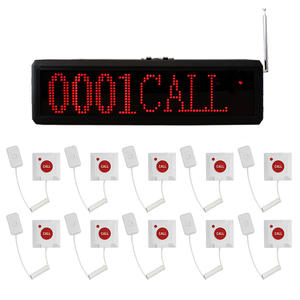 Infirmière sur appel bouton d'appel d'urgence sans fil utilisé hôpital médical SOS alarme d'urgence - Product Image 1