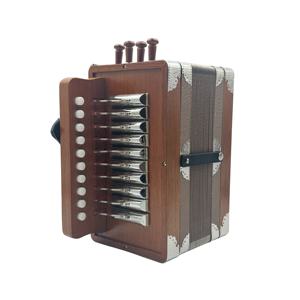 SEASOUND OEM Hoge Kwaliteit Professionele 10-Knops Accordeon JB1002 2-Bas Studenten Knopinstrument Diatonisch Houten Accordeon Goedkoop - Product Image 1