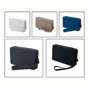 Compact Wireless Magnetic Case Data Cable Portable <b>Silicone</b> <b>Waterproof</b> Card Holder Pouch for Power & Bank Cards - Product Image 5