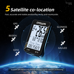 Ordinateur de vélo électronique GPS numérique CYCLAMI BKV-310 2,4 pouces, étanche IPX7, ANT+, chronomètre de vélo, 9 langues, vélo de route - Product Image 5