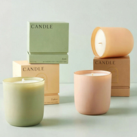 Impression de logo personnalisé sur des pots et des boîtes à bougies vides, coffret cadeau de luxe pour bougies