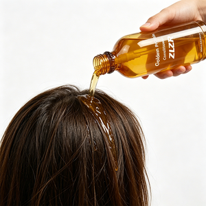Tratamiento de Keratina Brasileña sin Formaldehído para Uso Profesional en Salón, 1000 ml, con Aceite de Argán y Proteína de Oro, Fórmula 2 en 1 - Product Image 5