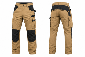 Custom Ripstop Work Pants Men 65% Polyester 35% Cotton <b>Stretch</b> <b>Cargo</b> Trousers Multi Pocket OEM ODM Wholesale Uniform Factory - Product Image 2