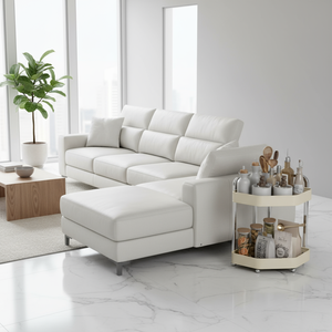 Étagère triangulaire de cuisine en métal à double étage personnalisable Organisateur d'angle peu encombrant Porte-épices de comptoir Organisateurs de salle à manger et de maison - Product Image 1