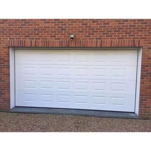 Porte <span class=keywords><strong>de</strong></span> <span class=keywords><strong>garage</strong></span> sectionnelle motorisée <span class=keywords><strong>de</strong></span> sécurité avec protection anti-étranglement, panneau supérieur en acier coloré pour <span class=keywords><strong>portail</strong></span> <span class=keywords><strong>de</strong></span> maison - Product Image 4