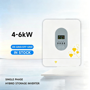 Onduleur hybride 4kW/6.2kW/10kW/11kW, onduleur solaire avec contrôleur de charge MPPT, onduleur hors réseau à onde sinusoïdale pure pour la maison, haute efficacité 4kW/ - Product Image 5
