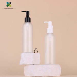 Flacon de lotion en PET mat rechargeable de 200 ml avec pompe verrouillable, design anti-fuite pour émulsion cosmétique, lait corporel, nettoyant visage - Product Image 6