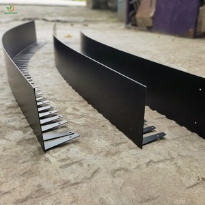 Ruggine Corten o <span class=keywords><strong>acciaio</strong></span> inossidabile 5 "8" metallo di plastica giardino bordo paesaggio per prato, ornamento di erba - Product Image 6