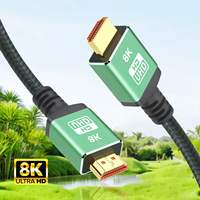 Câble HDMI ultra haute vitesse 8K jusqu'à 48 Gbps de taux de transfert, couleur profonde 240hz 48 bits