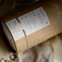 Boîte d'emballage en tube de carton de luxe personnalisée pour parfum et soins de la peau |   Boîte cylindrique cosmétique écologique recyclable avec gaufrage