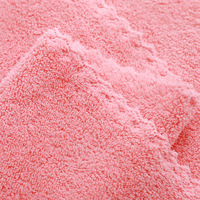 Ensemble de serviettes de bain en microfibre de luxe en molleton corail doux éponge imprimé luxe en rouleau maison hôtel Spa salon voyage haut logo personnalisable