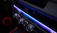 Lumière ambiante de haute qualité, ombre dynamique, adaptée à Honda CRV 2023-2024, lumières ambiante colorées, automobile, 64 couleurs LED