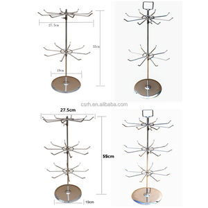 RH-DR04 स्टेनलेस स्टील रंग चढ़ाया अलक रंग सामान प्रदर्शन रैक - Product Image 1
