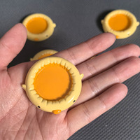 Figurine de canard flottant en résine pour maison de poupée DIY, jouet scène d'été pour pâte à modeler et slime, accessoire miniature micro-scène Kawaii pour fête à la plage et à la piscine