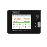 Chargeur d'équilibrage multifonctionnel ToolkitRC M7 pour voitures RC à aile fixe, avions RC, batteries au lithium, accessoires de modélisme RC