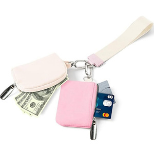 Mode Nylon porte-carte stockage Mini sac porte-clés poignet femmes portefeuille Portable portefeuille pièce sac petit porte-clés carte sac - Product Image 5