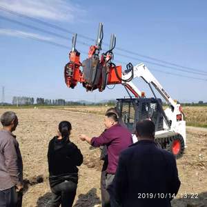 Transplanteur d'arbres hydraulique professionnel d'usine, avec lames en acier haute résistance, machine de creusement d'arbres pour pépinières agricoles à haute efficacité - Product Image 6
