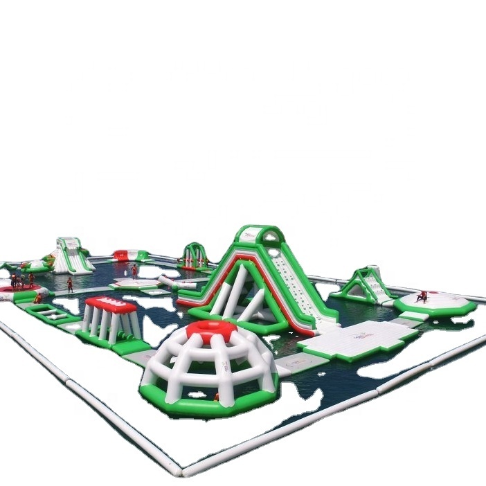 L'eau gonflable parc d'attractions parc gonflable avec piscine jeu gonflable de parc aquatique