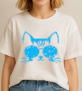 Fantástico diseño de gato <span class=keywords><strong>Mewo</strong></span>, transferencias de diamantes de imitación DTF, directo de fábrica, transferencia termoadhesiva personalizada de dibujos animados - Product Image 2
