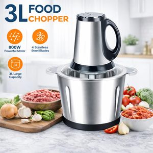 Procesador Eléctrico de Alimentos de 5L, Máquina Multiusos para Cocina de Hotel, Picadora de Carne - Product Image 5
