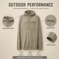 Sweat-shirt à capuche pour homme, demi-zip, décontracté, sport, unisexe, coupe classique, 400 GSM, tricoté, 100 % coton, anti-boulochage, imperméable