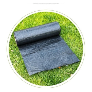Malla Antihierbas / Manta Plástica para Control de Malezas / Tela para Control de Malezas con Proceso de Tejido 120g Negra para Agricultura - Product Image 6