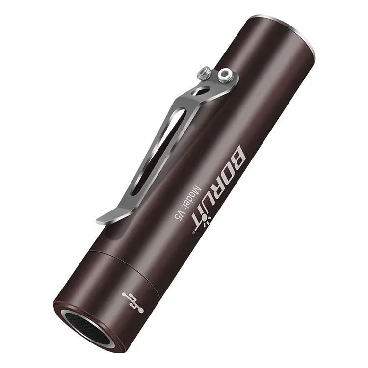 Boruit New Style High Power 500 Lumens Mini Flashlight 12 Modes Multifunctional Led Flashlight Portable Light