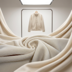 High Quality Large Size Comfortable Polar Fleece Beige Color for Lining Jacket Made in Thailand - Product Image 1