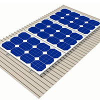 Système de montage de panneaux solaires à joint naturel en métal ondulé trapézoïdal Al6005-T5+SUS304 de l'usine Yuens