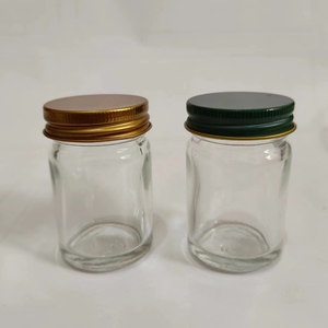 50 ml Voyage Rechargeable <span class=keywords><strong>Mini</strong></span> Verre Baume À Base De Plantes Bouteille <span class=keywords><strong>Maison</strong></span> Salve Pommade avec Métal Or Bouchon À Vis - Product Image 5