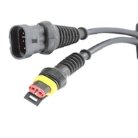 OBD Conexión a prueba de agua Cable de conexión de diagnóstico de coche Arnés 2PIN3PIN Material de aislamiento PBT para aplicaciones electrónicas