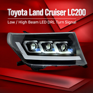 Juego de Faros LED LC200 2007-2015 con Unidades de Iluminación Delanteras para Toyota Land Cruiser, Suministro Personalizado para Pedidos de Comercio Automotriz - Product Image 4