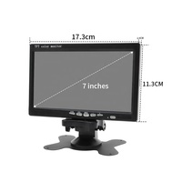 Système de caméra de recul pour camions de grande taille 24V universel pour camions, bus et moissonneuses-batteuses avec caméra HD infrarouge visuelle