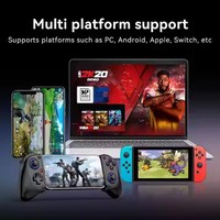 Manette Android D11 Console de jeu Lumière RVB Étirement du téléphone Manette de jeu mobile Manette de jeu pour téléphone