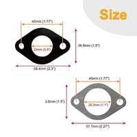 Nuevo Junta de Admisión de Alta Calidad para Motor GY6 125cc 150cc de 4 Tiempos 152QMI 157QMJ, Tubo de Entrada de Carburador para Scooter Taotao