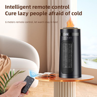 Chauffage domestique transfrontalier à chauffage rapide, petit radiateur électrique de chambre, chauffage solaire compact et économe en énergie, style flamme, 1500W 220V
