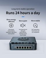 Mini PC industriel N300, serveur 6xi226, 2.5G Lan, HD DP, Win11, Linux Ubuntu, mini-hôte pour la maison, le bureau, l'entreprise, routeur VPN, sécurité, 4G
